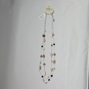 Erica Lyons Multi-Tone Beaded Necklace